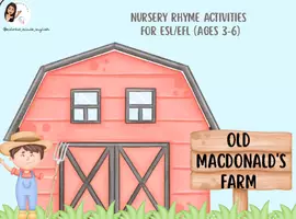 Προεπισκόπηση - Φύλλα εργασίας - Old MacDonald's Farm-Nursery Rhyme Activities for ESL (3–6) - Εξώφυλλο