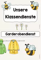 Vorschau - Poster - Klassendienste "Bienenklasse" - wachsendes Materialpaket - Seite 2