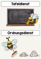 Vorschau - Poster - Klassendienste "Bienenklasse" - wachsendes Materialpaket - Seite 3