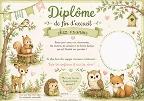 Aperçu - Affichage - Kit diplôme et pancartes animaux de la forêt - Page 3