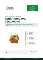 Vorschau - Stundenentwürfe - Biologie: Nahrungsbestandteile - Klasse 5/6 - Deckblatt