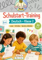Vorschau - Stationenlernen - Schulstart Klasse 2 | Deutsch Trainingsheft - Deckblatt