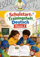 Vorschau - Stationenlernen - Schulstart Klasse 4 | Deutsch Trainingsheft - Deckblatt