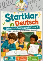 Vorschau - Stationenlernen - Schulstart Klasse 3 | Deutsch Trainingsheft - Deckblatt