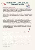 Vorschau - Stundenentwürfe - Deutsch „Das Anschreiben" – Bewerbung schreiben - Seite 1