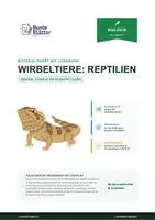 Vorschau - Stundenentwürfe - Biologie: Wirbeltiere- Reptilien - Klasse 5/6 - Deckblatt