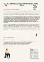 Vorschau - Stundenentwürfe - Deutsch „Der Lebenslauf" – Bewerbung schreiben - Seite 1