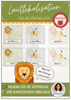 Vorschau - Bildkarten - Lautlokalisation (Löwenklasse) - Deckblatt