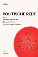 Vorschau - Arbeitsblätter - Deutsch-Klausur politische Rede Oberstufe: Friedrich Merz – Regierungserklärung 2025 - Deckblatt