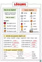 Vorschau - Arbeitsblätter - DaZ - Merkblatt mit Übungen - Adjektive "Wie ist der Herbst?" DaZ / DaF / Deutsch - Seite 3