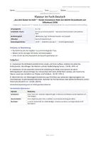 Vorschau - Arbeitsblätter - Deutsch-Klausur politische Rede Oberstufe: Gustav Stresemann – Völkerbundrede 1926 - Seite 1