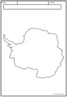 Vorschau - Arbeitsblätter - Stumme (leere) Karte - Antarktis - Seite 1