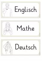 Vorschau - Präsentationen/Tafelbilder - Tafelmaterial Stundentransparenz - Gebärdensprache - Seite 3