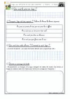 Aperçu - Feuilles d'exercices - Questionnaire "Jago qui affronta le lion des cavernes" - chapitre 1 - Page 2