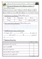 Aperçu - Feuilles d'exercices - Questionnaire "Jago qui affronta le lion des cavernes" - chapitre 1 - Page 3
