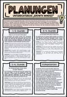Vorschau - Stundenentwürfe - Growth Mindset - Seite 1