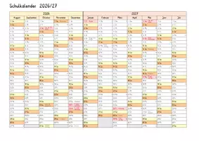 Vorschau - Lehrpläne/Lehrermaterial - Stoffverteilungsplan. Jahresplan für dasSchuljahr 2026/27 Baden- Württemberg zum Bearbeiten - Seite 2