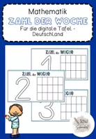 Vorschau - Stationenlernen - Zahl der Woche - digitale Tafel - Deutschland - Deckblatt