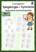 Vorschau - Arbeitsblätter - Trainingsheft: Spiegelungen, Symmetrie Teil 1 - Seite 1