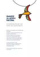 Vorschau - Mal- und Bastelvorlagen - Frühling Girlande Kunst - Vögel Kunst - Frühling Kunst Klasse 4 - Frühling Kunst Klasse 5 - Seite 1