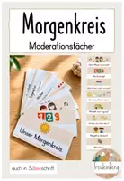 Vorschau - Anderer Materialtyp - Morgenkreis Moderationsfächer (inkl. Silbenschrift) - Deckblatt