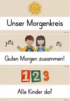 Vorschau - Anderer Materialtyp - Morgenkreis Moderationsfächer (inkl. Silbenschrift) - Seite 2