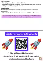 Vorschau - Arbeitsblätter - Raketenrennen – Interaktives Lernspiel I Plus & Minus bis 20 - Seite 2
