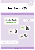 Vorschau - Spiele - Reading Domino - Numbers (1-100) - Deckblatt