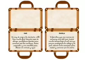 Vista previa - Juegos / Gamificación - ¿Qué llevo en la maleta? Inferencias, razonamiento y vocabulario - página 2