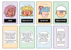 Vista previa - Tarjetas / Manipulativos - Tarjetas de comprensión: rasgos de carácter y emociones - página 2