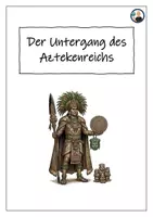 Vorschau - Arbeitsblätter - Der Untergang des Aztekenreichs - Deckblatt