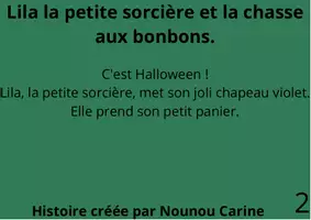Aperçu - Apprentissages en autonomie - Lila la petite sorcière et la chasse aux bonbons - Page 1