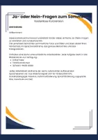 Vorschau - Arbeitsblätter - Ja-/Nein-Fragen zum Sommer – kostenlos - Seite 1