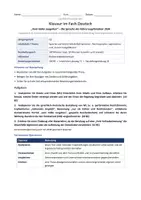 Vorschau - Arbeitsblätter - Deutsch-Klausur Q2: Führergesetz 1934 – Sprache der Legitimation und Macht - Seite 1