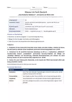 Vorschau - Arbeitsblätter - Deutsch-Klausur Q1: Vaterländischer Hilfsdienst – Sprache der Pflicht und Mobilisierung - Seite 1