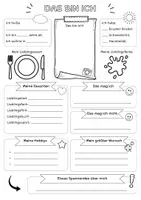 Vorschau - Arbeitsblätter - Steckbrief „Das bin ich“ | Kennenlernen zum Schulstart - Seite 2