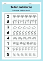 Voorbeeld - Getalbegrip t.e.m. 8 & +/- t.e.m. 6 - Pagina 3