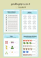 Voorbeeld - Getalbegrip t.e.m. 8 & +/- t.e.m. 6 - Voorblad