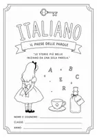 anteprima - Materiale di supporto/inclusione - ALICE NEL PAESE DELLE MERAVIGLIE – COPERTINE PER QUADERNI PER OGNI MATERIA - Pagina 1