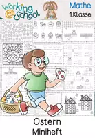Vorschau - Arbeitsblätter - Ostern | Mathe Klasse 1 | Zahlenraum 20 | Addition & Subtraktion | Miniheft - Seite 1