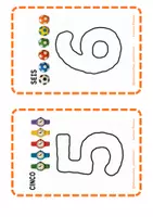 Vista previa - Manualidades / Dibujos para colorear - Números de plastilina - página 3