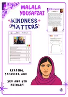 Vista previa - Unidades / Secuencias / Situaciones de Aprendizaje - Malala Yousafzai Reading, speaking and kindness activities - Portada