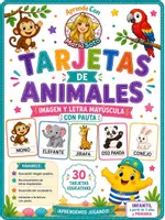 Vista previa - Unidades / Secuencias / Situaciones de Aprendizaje - Animales.Tarjetas con imágenes reales .Mayúsculas con pauta. Infantil. Primaria - Portada