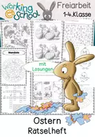 Vorschau - Arbeitsblätter - Ostern | Rätsel | Knobelaufgaben | Freiarbeit | Arbeitsblätter | Klasse 1-4 - Seite 1