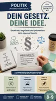 Vorschau - Stundenentwürfe - Bring dein eigenes Gesetz ein – WiPo mit 3 Niveaus - Deckblatt