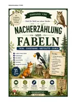 Vorschau - Stundenentwürfe - Nacherzählung von Fabeln, Sekundarstufe I - Deckblatt