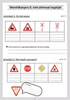 Voorbeeld - Wereldkanjers 5 - Verkeer, Niet allemaal tegelijk - Voorblad