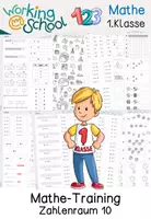 Vorschau - Arbeitsblätter - Zahlenraum 10 | Arbeitsblätter | Rechentraining | Freiarbeit | Mathe Training Klasse 1 - Deckblatt