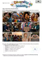 Vorschau - Unterrichtsreihen - Diversity & Identity (Unterrichtsreihe Oberstufe) - Deckblatt