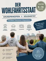 Vorschau - Stundenentwürfe - WiPo-Reihe „Der Sozialstaat" – 4 Arbeitsblätter mit Lösungen - Seite 1